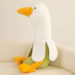 Fluffy Banana Duck Plushie -Kawaii Store kawaiies plushies plush softtoy fluffy banana duck plushie soft toy green 45in 115cm 404632