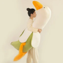 Fluffy Banana Duck Plushie -Kawaii Store kawaiies plushies plush softtoy fluffy banana duck plushie soft toy green 59in 150cm 190893