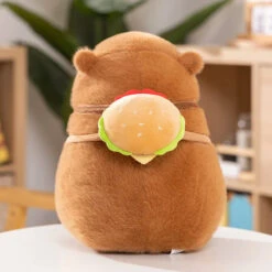 Fluffy Capybara Burger Bag Plushies 20 Fluffy Capybara Burger Bag Plushies -Kawaii Store kawaiies plushies plush softtoy fluffy capybara burger bag plushies soft toy 8in 20cm 906067