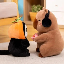Fluffy Capybara & Monkey Plushie Pals -Kawaii Store kawaiies plushies plush softtoy fluffy capybara monkey plushie pals soft toy 997793
