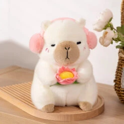 Fluffy Capybara & Monkey Plushie Pals -Kawaii Store kawaiies plushies plush softtoy fluffy capybara monkey plushie pals soft toy white lotus 14in 35cm 864726