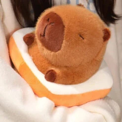 Fluffy Capybara With Float Plushie 29 Fluffy Capybara With Float Plushie -Kawaii Store kawaiies plushies plush softtoy fluffy capybara with float plushie soft toy 152858