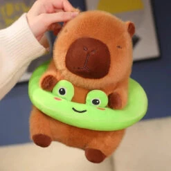 Fluffy Capybara With Float Plushie 28 Fluffy Capybara With Float Plushie -Kawaii Store kawaiies plushies plush softtoy fluffy capybara with float plushie soft toy 191305