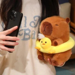 Fluffy Capybara With Float Plushie 31 Fluffy Capybara With Float Plushie -Kawaii Store kawaiies plushies plush softtoy fluffy capybara with float plushie soft toy 773441