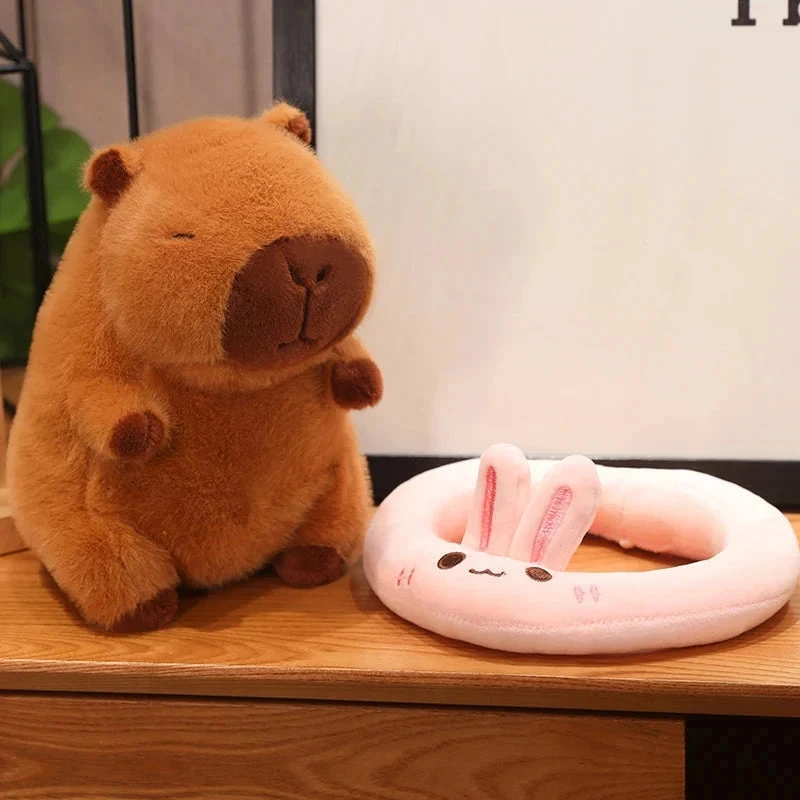 Fluffy Capybara With Float Plushie 5 Fluffy Capybara With Float Plushie - Image 3