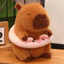 Fluffy Capybara With Float Plushie 37 Fluffy Capybara With Float Plushie -Kawaii Store kawaiies plushies plush softtoy fluffy capybara with float plushie soft toy pig 839699