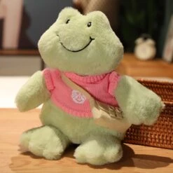 Fluffy Cheerful Frog Plushie Collection -Kawaii Store kawaiies plushies plush softtoy fluffy cheerful frog plushie collection soft toy pink 14in 35cm 829209