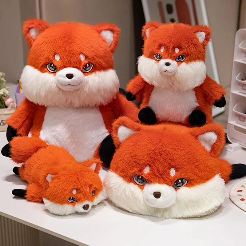 Fluffy Chubby Fox Plushie 3 Fluffy Chubby Fox Plushie