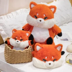 Fluffy Chubby Fox Plushie 24 Fluffy Chubby Fox Plushie -Kawaii Store kawaiies plushies plush softtoy fluffy chubby fox plushie soft toy 971604
