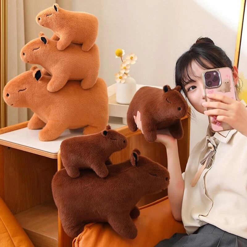Fluffy Cute Capybara Plushie 16 Fluffy Cute Capybara Plushie - Image 14