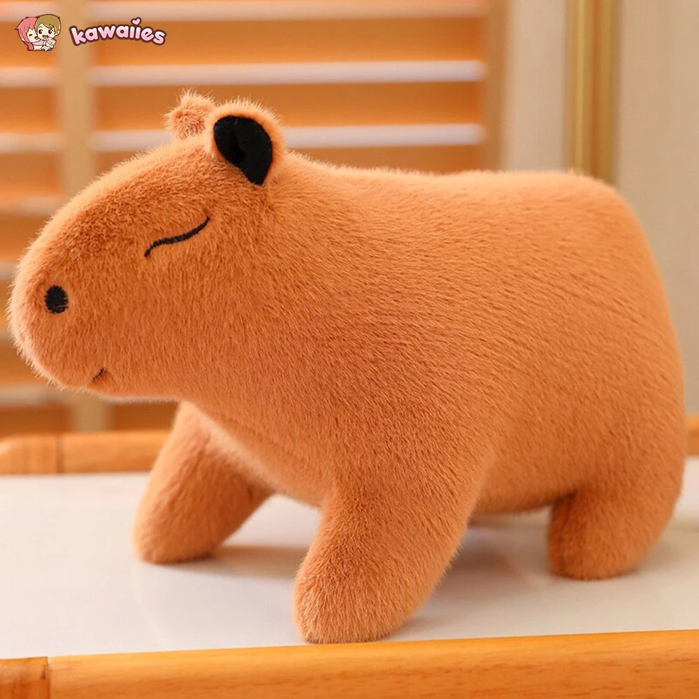 Fluffy Cute Capybara Plushie 4 Fluffy Cute Capybara Plushie - Image 2