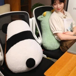 Fluffy Dinosaur Cat Dog Panda Pillow Cushion Plushies -Kawaii Store kawaiies plushies plush softtoy fluffy dinosaur cat dog panda pillow cushion plushies soft toy 985896
