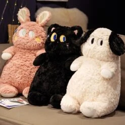 Fluffy Dog Cat Bunny Plushies