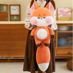 Fluffy Huge Tail Kawaii Fox Plushies 27 Fluffy Huge Tail Kawaii Fox Plushies -Kawaii Store kawaiies plushies plush softtoy fluffy huge tail kawaii fox plushies soft toy orange 60cm 668484