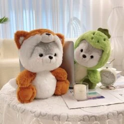 Fluffy Husky Plushie Squad -Kawaii Store kawaiies plushies plush softtoy fluffy husky plushie squad new soft toy 372452