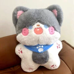 Kawaii Store -Kawaii Store kawaiies plushies plush softtoy fluffy kawaii cat squad plushies soft toy gray 228473