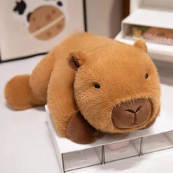 Fluffy Laying Animal Family Plushies -Kawaii Store kawaiies plushies plush softtoy fluffy laying animal family plushies soft toy capybara 18cm 311234