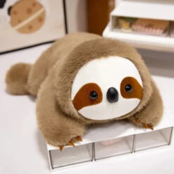 Fluffy Laying Animal Family Plushies -Kawaii Store kawaiies plushies plush softtoy fluffy laying animal family plushies soft toy sloth 18cm 158110