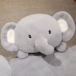 Fluffy Laying Elephant Family -Kawaii Store kawaiies plushies plush softtoy fluffy laying elephant family soft toy 347872