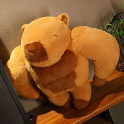 Fluffy Muscular Capybara Plush -Kawaii Store kawaiies plushies plush softtoy fluffy muscular capybara plush soft toy 692534