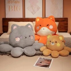 Fluffy Octo-Animal Fox Cat Bunny Bear Plushies -Kawaii Store kawaiies plushies plush softtoy fluffy octo animal fox cat bunny bear plushies new soft toy 252799