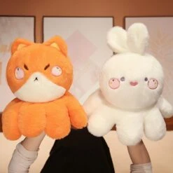 Fluffy Octo-Animal Fox Cat Bunny Bear Plushies -Kawaii Store kawaiies plushies plush softtoy fluffy octo animal fox cat bunny bear plushies new soft toy 658104