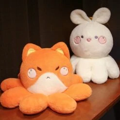 Fluffy Octo-Animal Fox Cat Bunny Bear Plushies -Kawaii Store kawaiies plushies plush softtoy fluffy octo animal fox cat bunny bear plushies new soft toy 762132