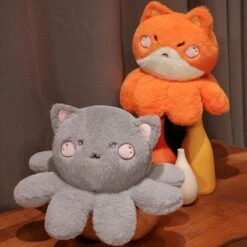 Fluffy Octo-Animal Fox Cat Bunny Bear Plushies -Kawaii Store kawaiies plushies plush softtoy fluffy octo animal fox cat bunny bear plushies new soft toy 811486