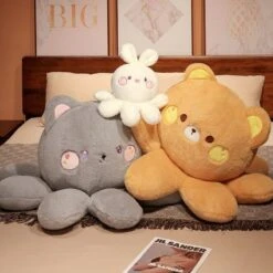 Fluffy Octo-Animal Fox Cat Bunny Bear Plushies -Kawaii Store kawaiies plushies plush softtoy fluffy octo animal fox cat bunny bear plushies new soft toy 890761