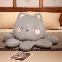 Fluffy Octo-Animal Fox Cat Bunny Bear Plushies -Kawaii Store kawaiies plushies plush softtoy fluffy octo animal fox cat bunny bear plushies new soft toy cat 35cm 974716