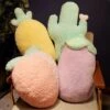 Fluffy Pastel Fruit Veg Plushie Collection -Kawaii Store kawaiies plushies plush softtoy fluffy pastel fruit veg plushie collection new soft toy 236458