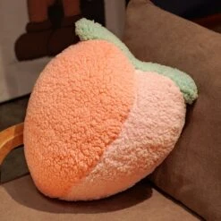 Fluffy Pastel Fruit Veg Plushie Collection -Kawaii Store kawaiies plushies plush softtoy fluffy pastel fruit veg plushie collection new soft toy peach 498709