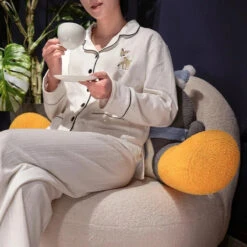 Fluffy Penguin Backrest Cushion Pillow Seat -Kawaii Store kawaiies plushies plush softtoy fluffy penguin backrest cushion pillow seat soft toy 218074