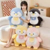 Fluffy Penguin Squad Plushies With Bib -Kawaii Store kawaiies plushies plush softtoy fluffy penguin squad plushies with bib soft toy 646410