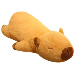 Fluffy Sleepy Capybara Plushies -Kawaii Store kawaiies plushies plush softtoy fluffy sleepy capybara plushies soft toy 157999