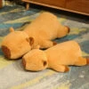 Fluffy Sleepy Capybara Plushies -Kawaii Store kawaiies plushies plush softtoy fluffy sleepy capybara plushies soft toy 23in 60cm 536752