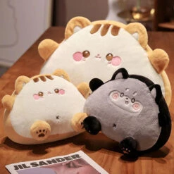 Fluffy Toastie Bread Cat Plushies -Kawaii Store kawaiies plushies plush softtoy fluffy toastie bread cat plushies soft toy 260101