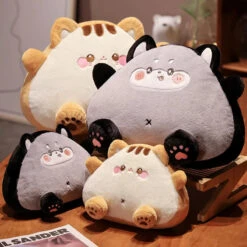 Fluffy Toastie Bread Cat Plushies -Kawaii Store kawaiies plushies plush softtoy fluffy toastie bread cat plushies soft toy 664647