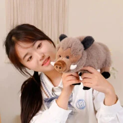 Fluffy Wild Boar Plushie Soft Toy 30 Fluffy Wild Boar Plushie Soft Toy -Kawaii Store kawaiies plushies plush softtoy fluffy wild boar plushie soft toy soft toy 875932
