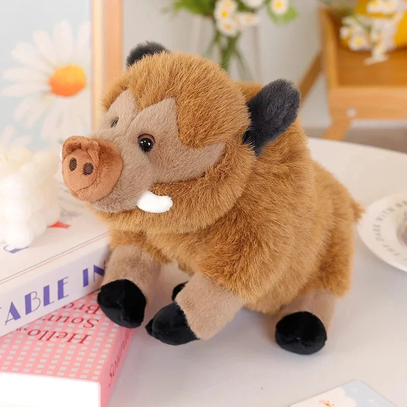 Fluffy Wild Boar Plushie Soft Toy 13 Fluffy Wild Boar Plushie Soft Toy - Image 11