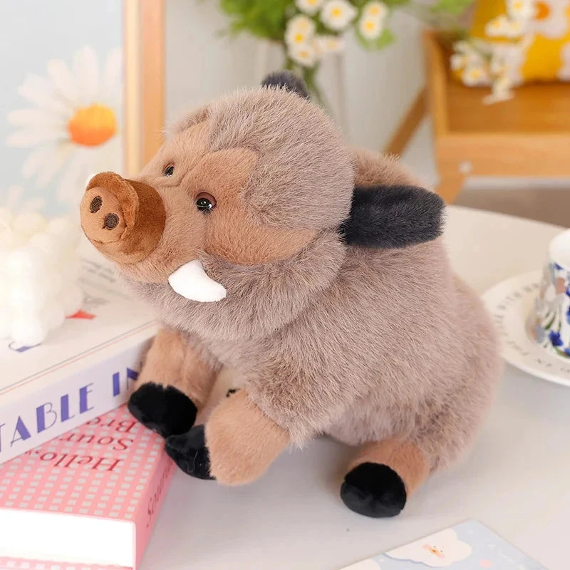 Fluffy Wild Boar Plushie Soft Toy 14 Fluffy Wild Boar Plushie Soft Toy - Image 12