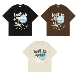 Apparel Foam Print Lost In Space Skeleton Tee -Kawaii Store kawaiies plushies plush softtoy foam print lost in space skeleton tee tops 191595