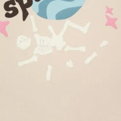 Apparel Foam Print Lost In Space Skeleton Tee -Kawaii Store kawaiies plushies plush softtoy foam print lost in space skeleton tee tops 969571