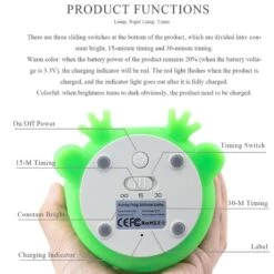 Forest Friends LED Night Light Collection -Kawaii Store kawaiies plushies plush softtoy forest friends led night light collection home decor 375994