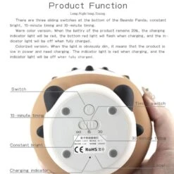 Forest Friends LED Night Light Collection -Kawaii Store kawaiies plushies plush softtoy forest friends led night light collection home decor 684946