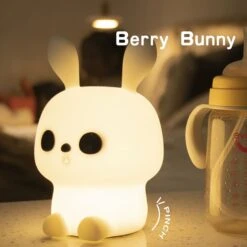 Forest Friends LED Night Light Collection -Kawaii Store kawaiies plushies plush softtoy forest friends led night light collection home decor berry bunny 512778