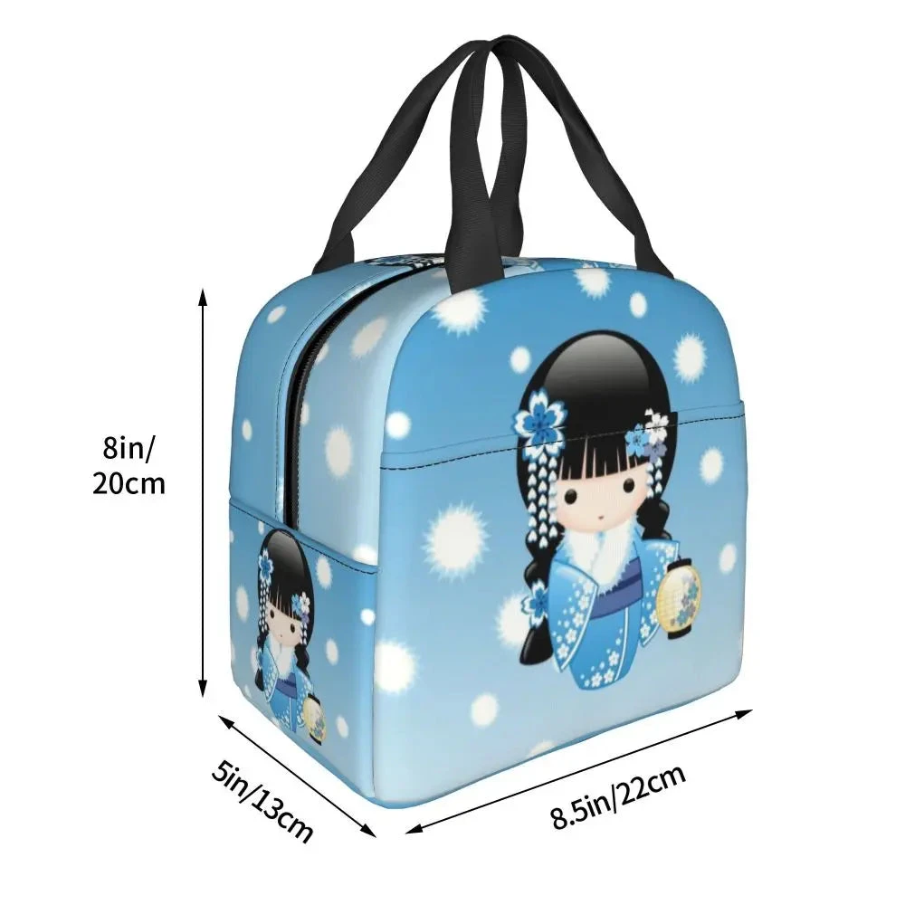 Four Seasons Furisode Kimono Girl Lunch Bag 19 Four Seasons Furisode Kimono Girl Lunch Bag - Image 17