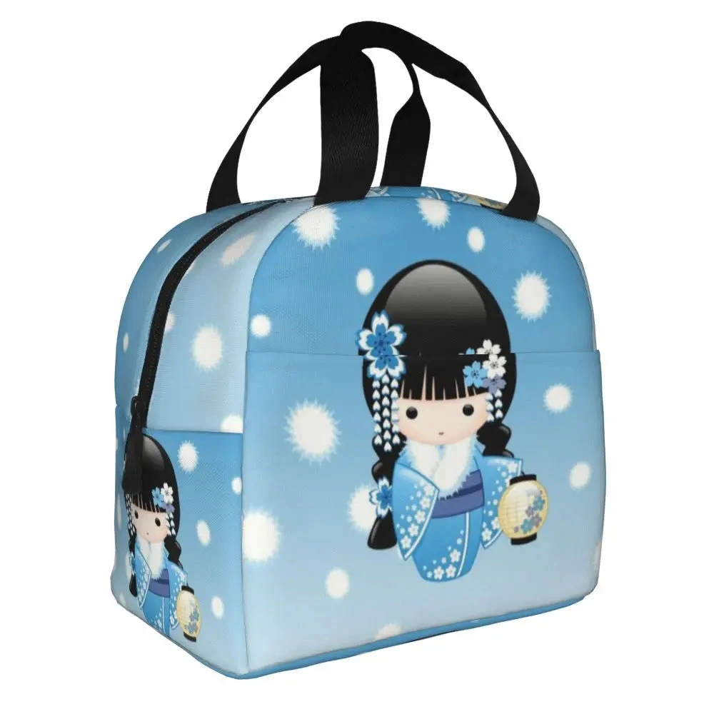 Four Seasons Furisode Kimono Girl Lunch Bag 20 Four Seasons Furisode Kimono Girl Lunch Bag - Image 18