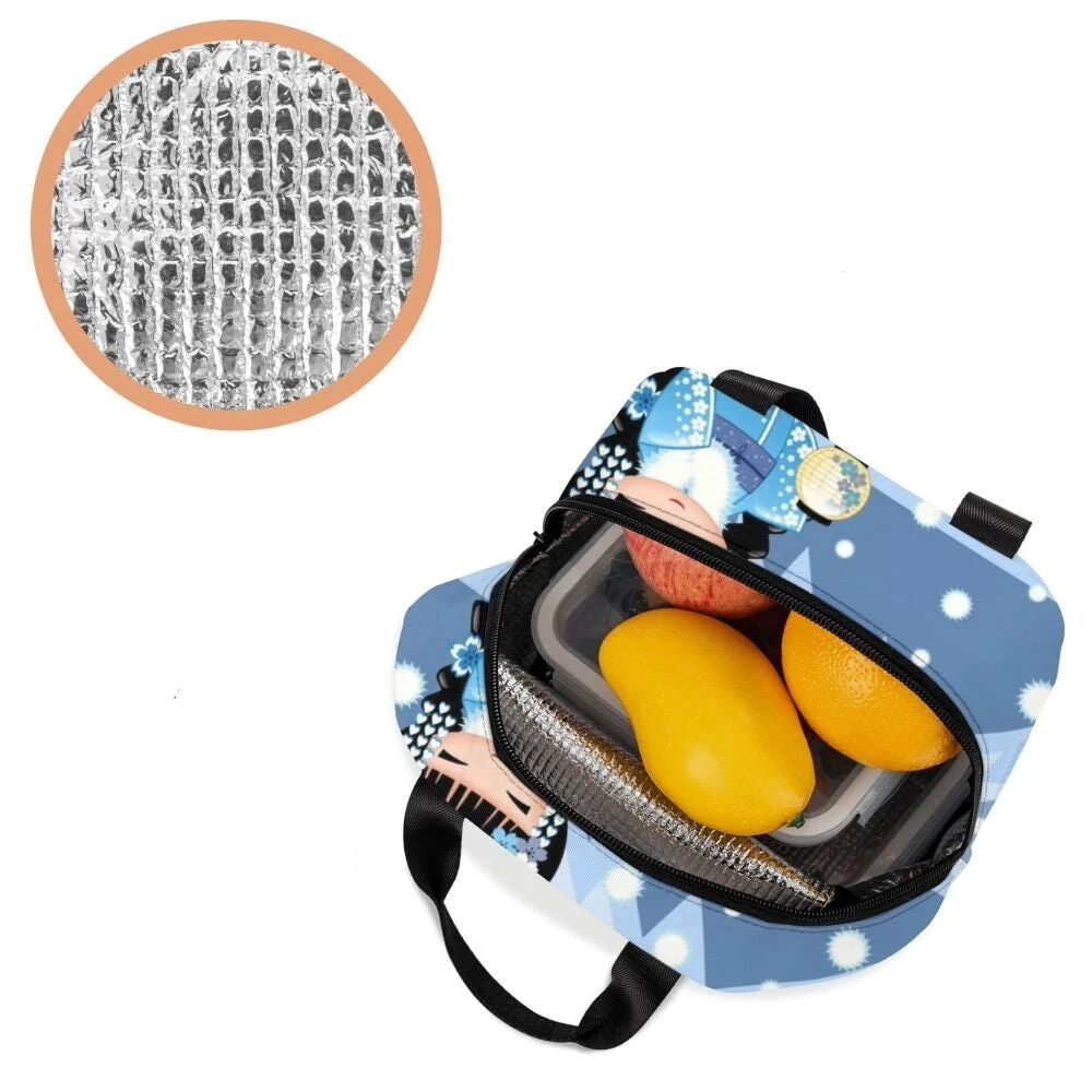 Four Seasons Furisode Kimono Girl Lunch Bag 13 Four Seasons Furisode Kimono Girl Lunch Bag - Image 11