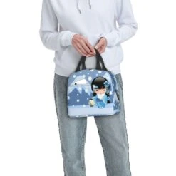 Four Seasons Furisode Kimono Girl Lunch Bag 33 Four Seasons Furisode Kimono Girl Lunch Bag -Kawaii Store kawaiies plushies plush softtoy four seasons furisode kimono girl lunch bag bag 746027